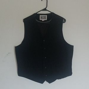 Converse Vintage 5 Button Black Pinstripe Vest